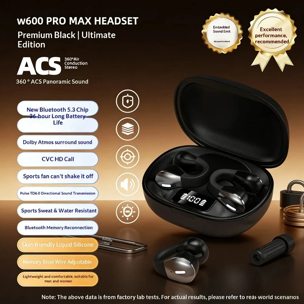 Home Office Amazon - Non In Ear Bluetooth Headphones Imperceptible