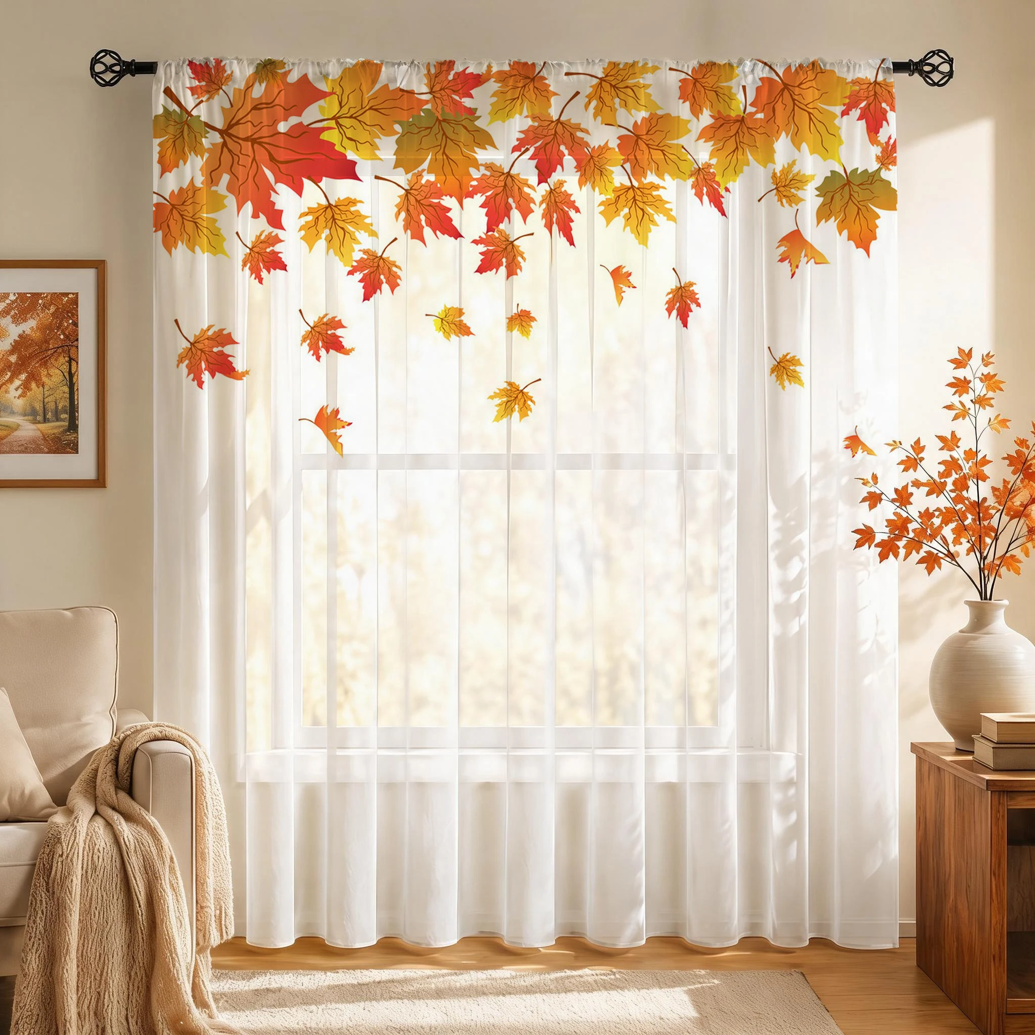 Maple leaf Modern Gradient She - Home Office Youtube recension och pris