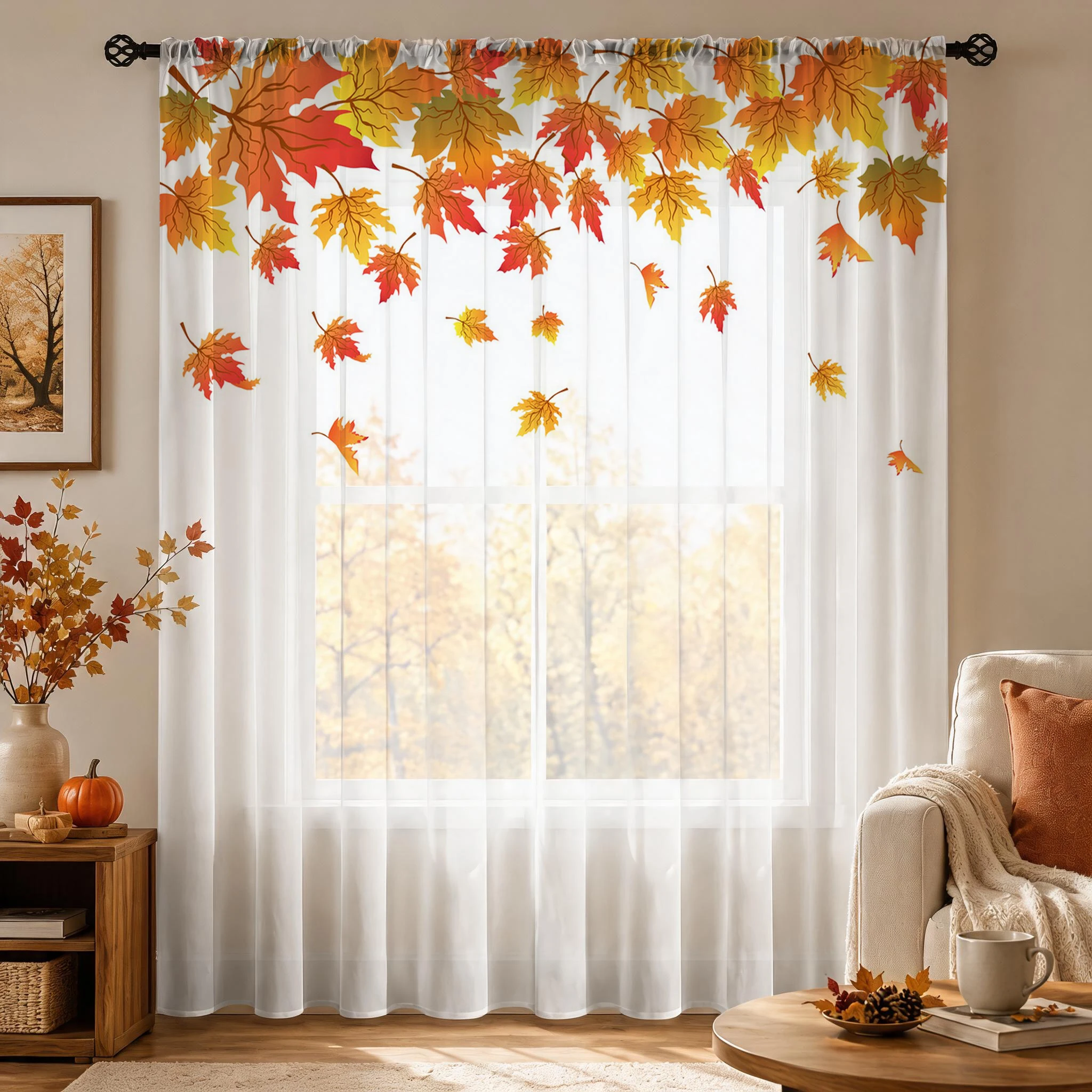 Maple leaf Modern Gradient She - Home Office Youtube recension och pris