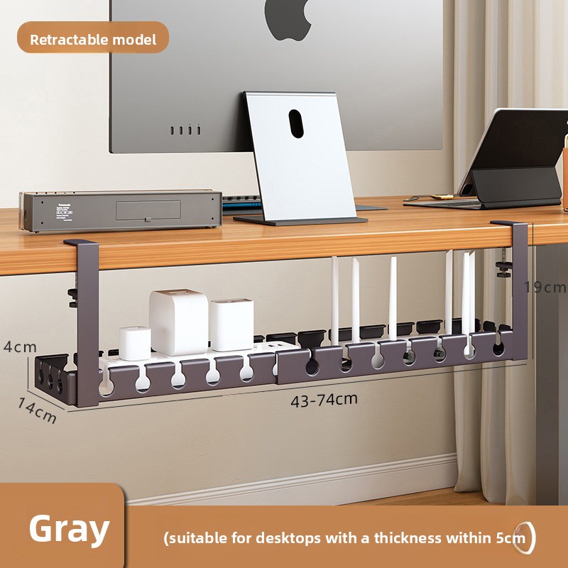 Retractable No Drill Clamp On  - Power Strip Desk recension och pris