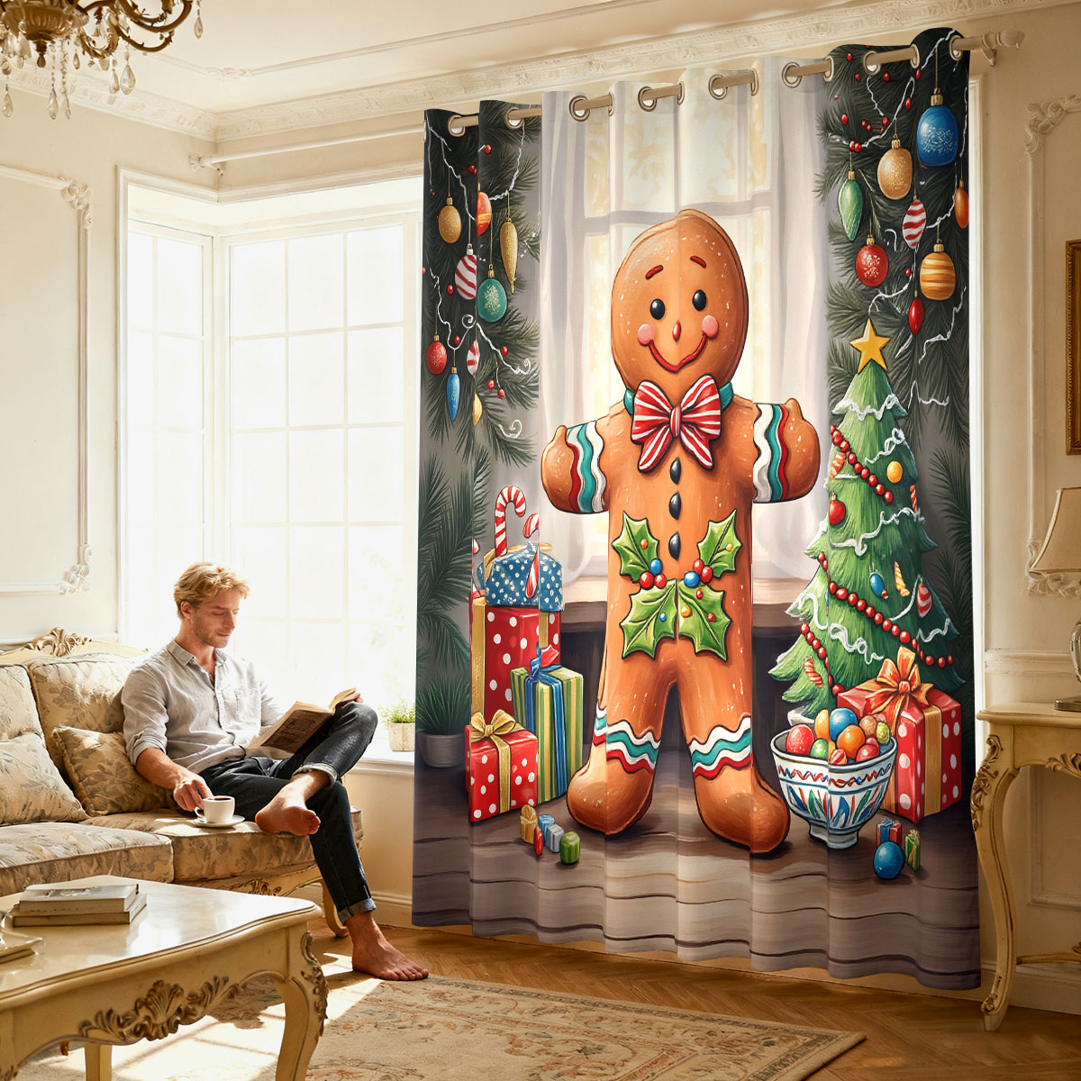 Christmas Gingerbread Man Xmas - Home Office Rate recension och pris
