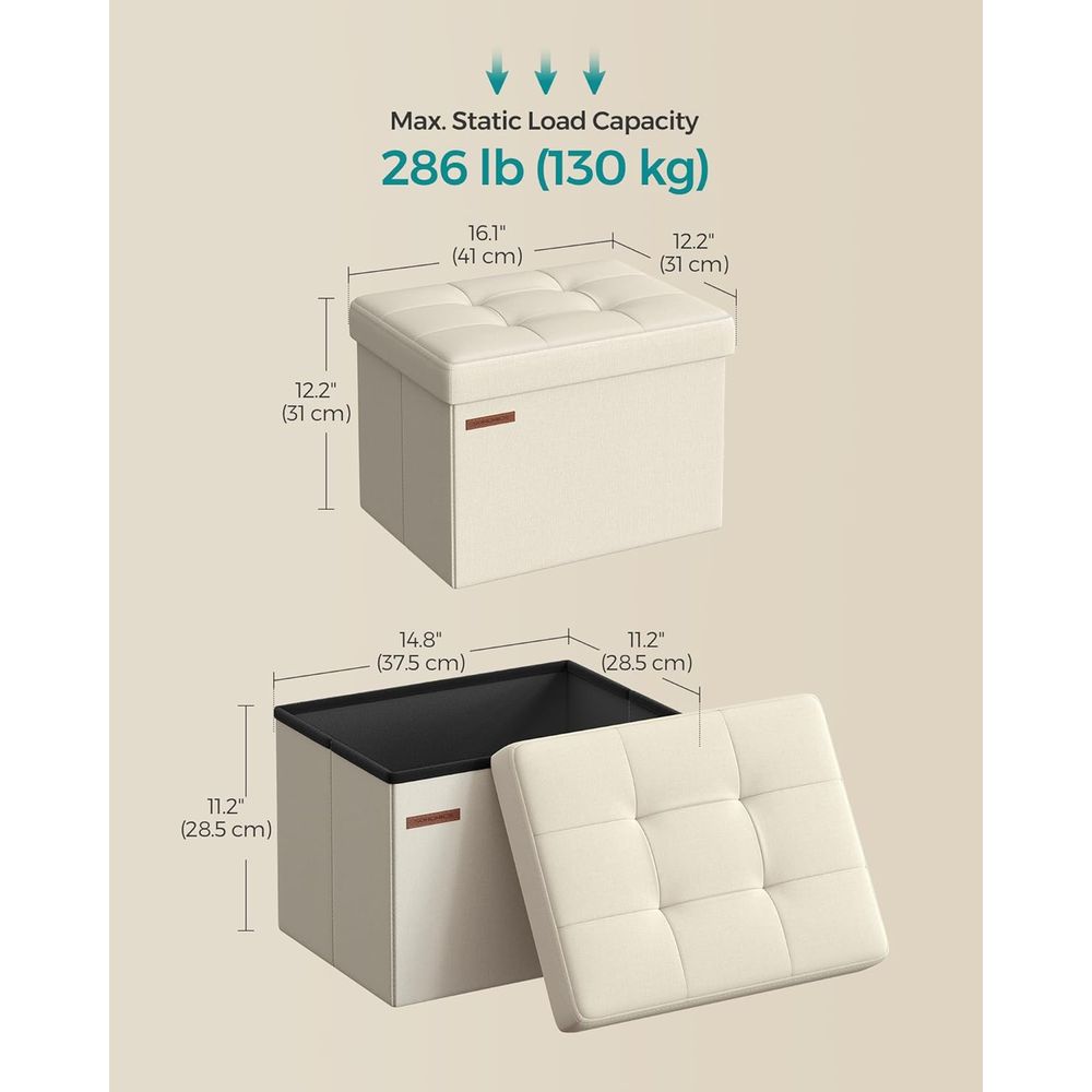 Compact Storage Ottoman, Footr - Home Office In Living Room recension och pris
