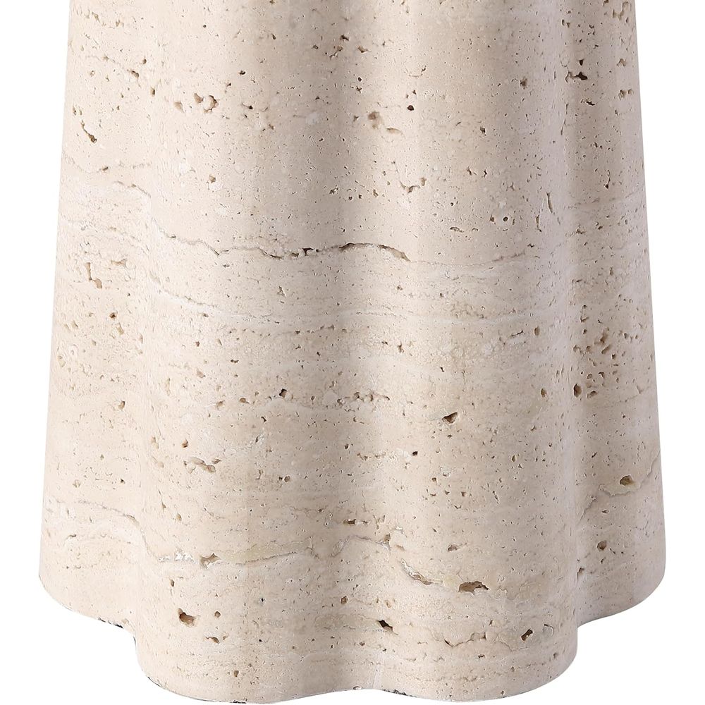 25-inch Travertine/White Table - Home Office In Living Room recension och pris