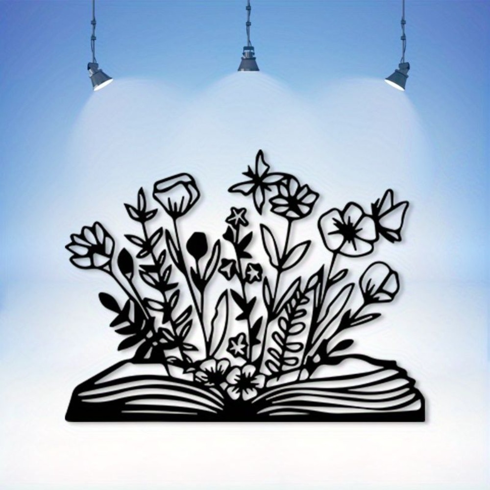 HL Metal Wall Art Reading Them - Home Office With Library recension och pris