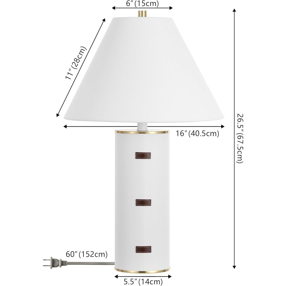 27-inch LED Table Lamp - White - Home Office In Living Room recension och pris