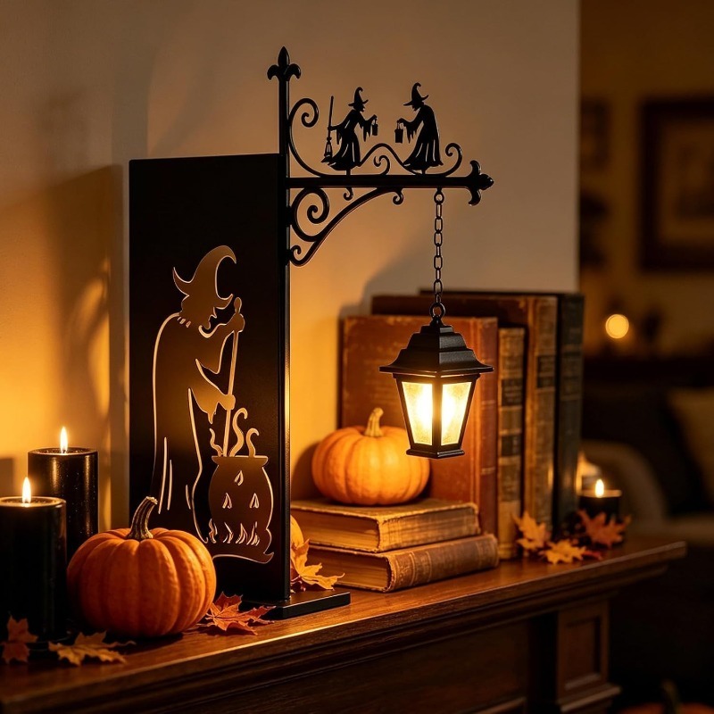 1-5PCS Halloween Vintage Hangi - Home Office With Library recension och pris