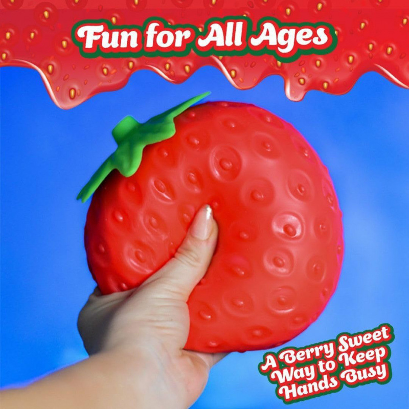 Strawberry Squishy Toy Large S - Home Office Simulator recension och pris