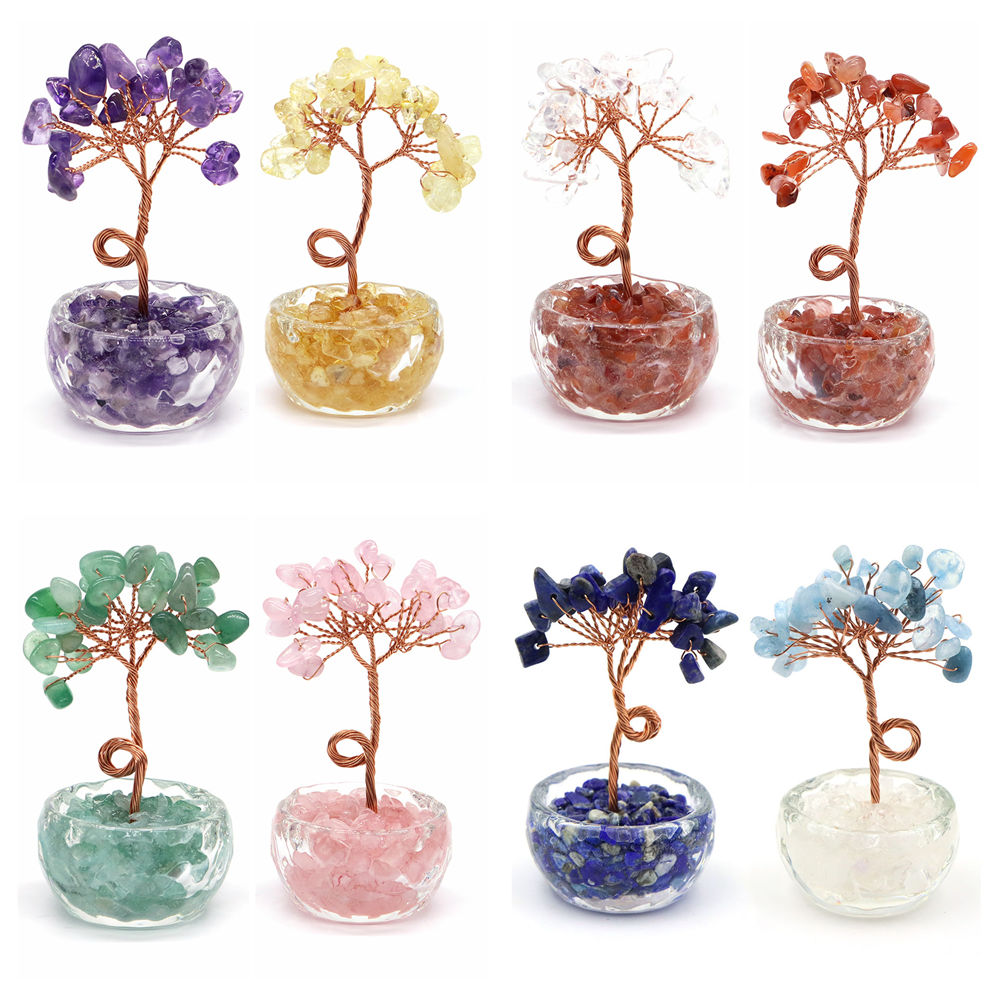 Natural Gemstone Crystal Lucky - Home Office In Living Room recension och pris