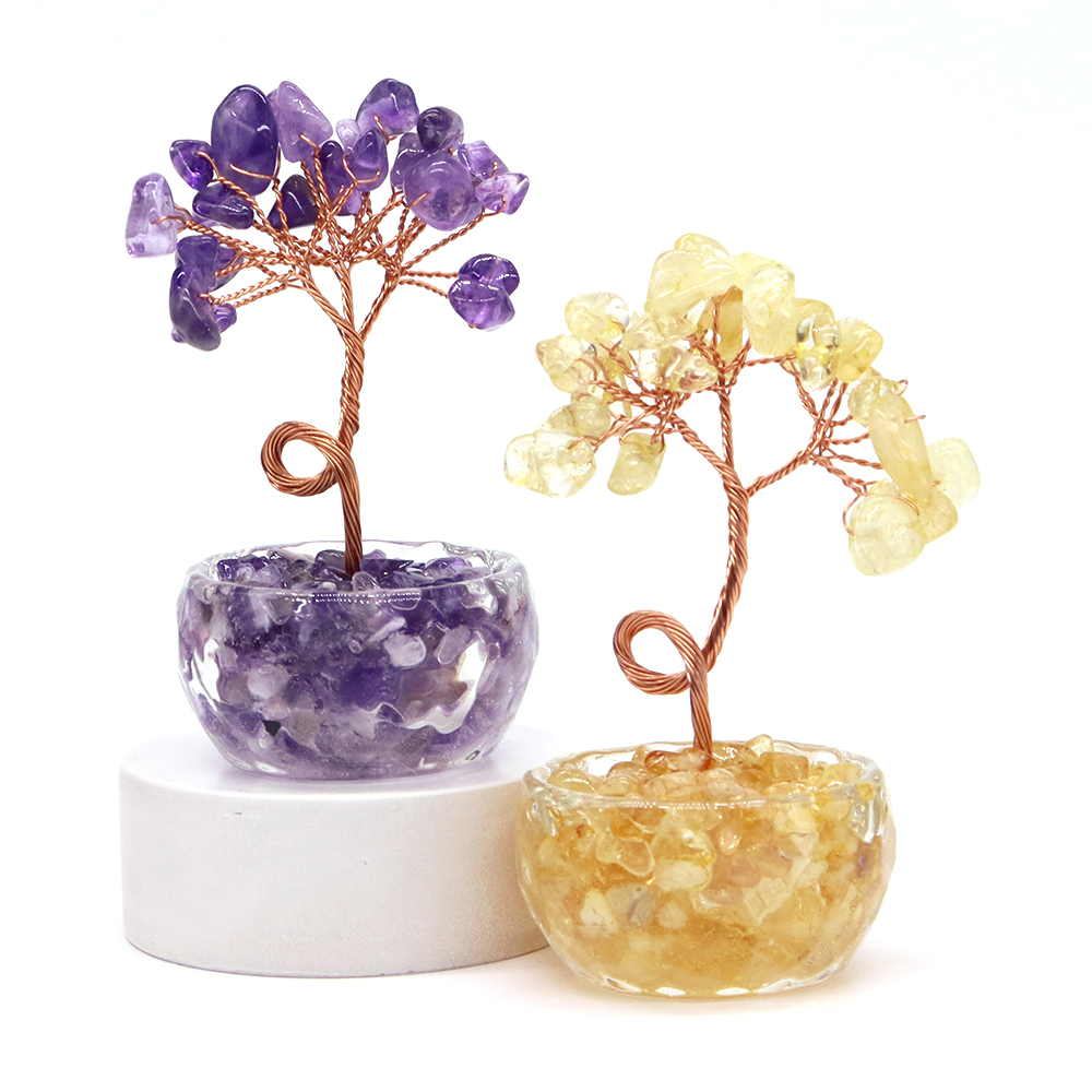 Natural Gemstone Crystal Lucky - Home Office In Living Room recension och pris