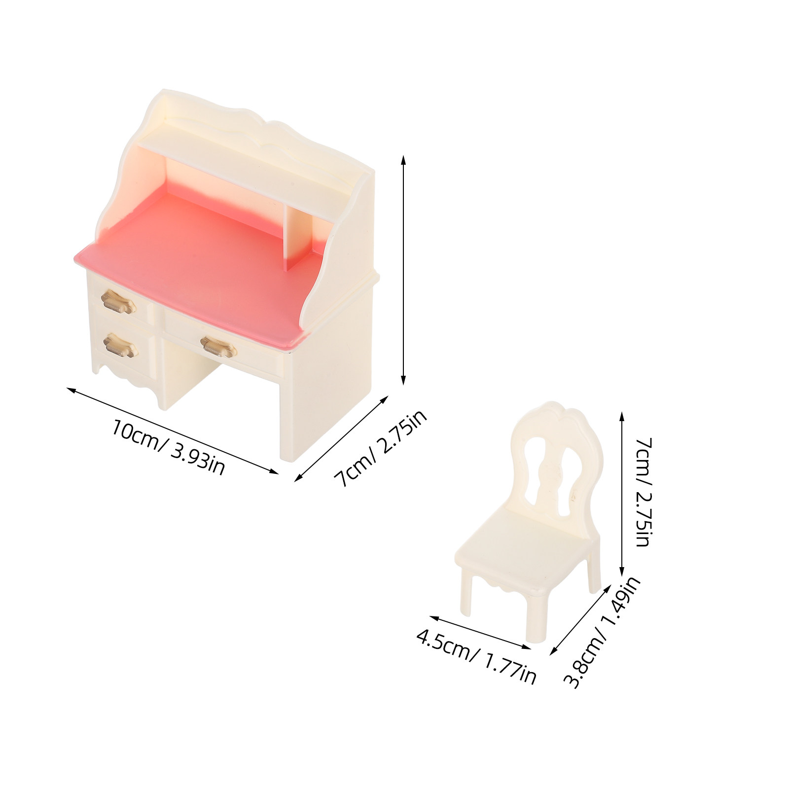 5Sets Miniature Dollhouse Furn - Home Office Simulator recension och pris