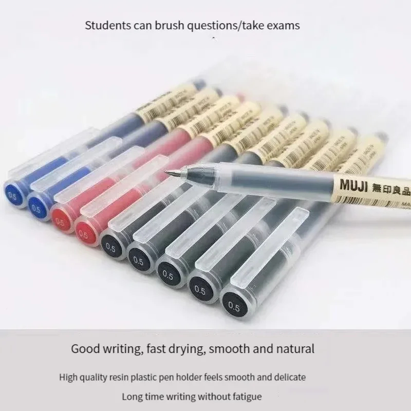 lovely  MUJIs Gel Pen Black/Re - Muji Stationery Gel Pen recension och pris