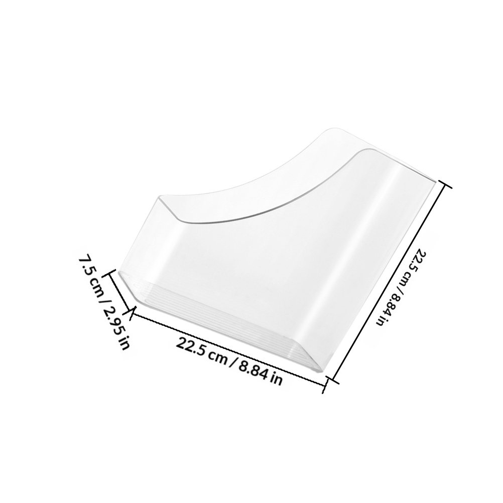 2Pcs Clear File Boxes Transpar - Home Office With Library recension och pris
