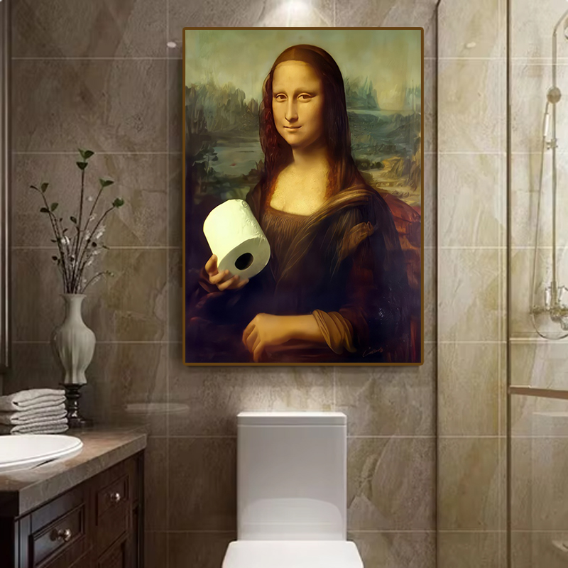 1pc Funny Abstract Bathroom To - Home Office Youtube recension och pris