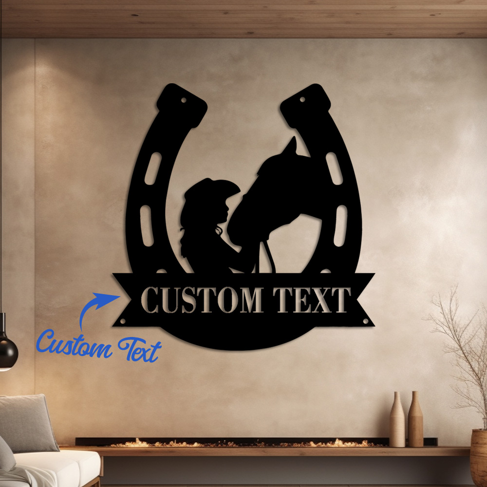 1pc Fashion Customized Horsesh - Home Office In Living Room recension och pris