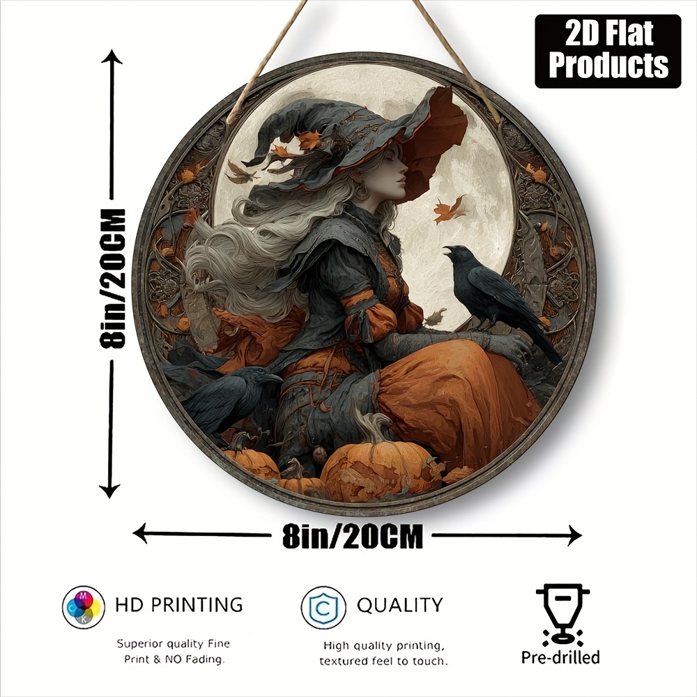 2D Flat, 1pc Vintage Witch-The - Home Office Ye recension och pris
