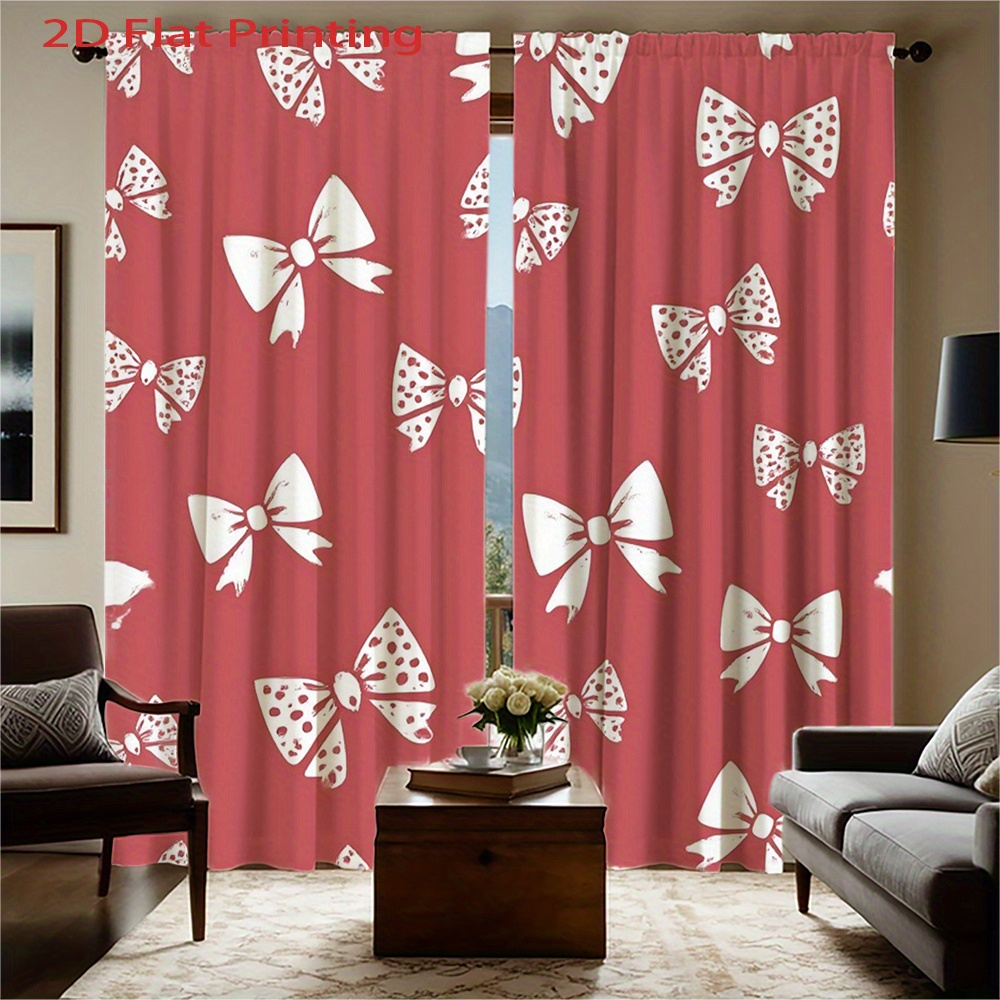 2pcs, 2D Flat Printing Curtain - Home Office Amazon recension och pris