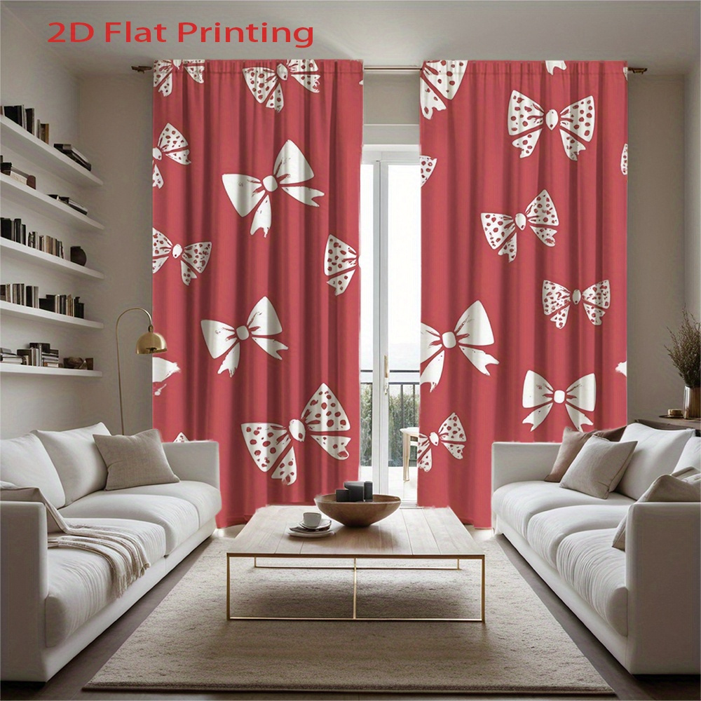 2pcs, 2D Flat Printing Curtain - Home Office Amazon recension och pris