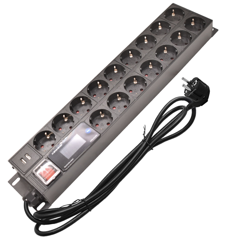 2U PDU Power Strip 19inch Rack - Power Strip Desk recension och pris