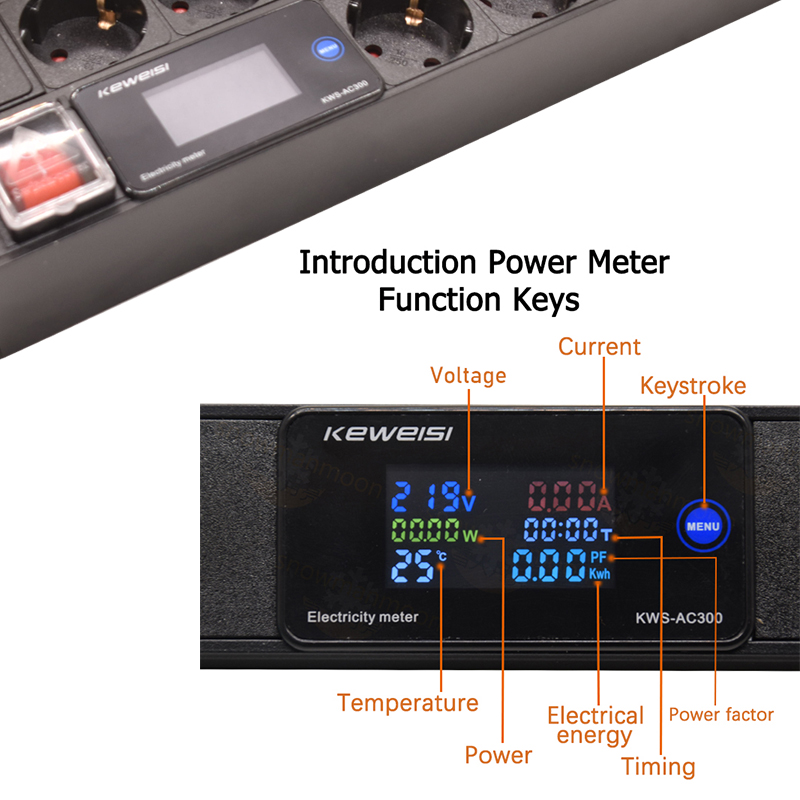 2U PDU Power Strip 19inch Rack - Power Strip Desk recension och pris