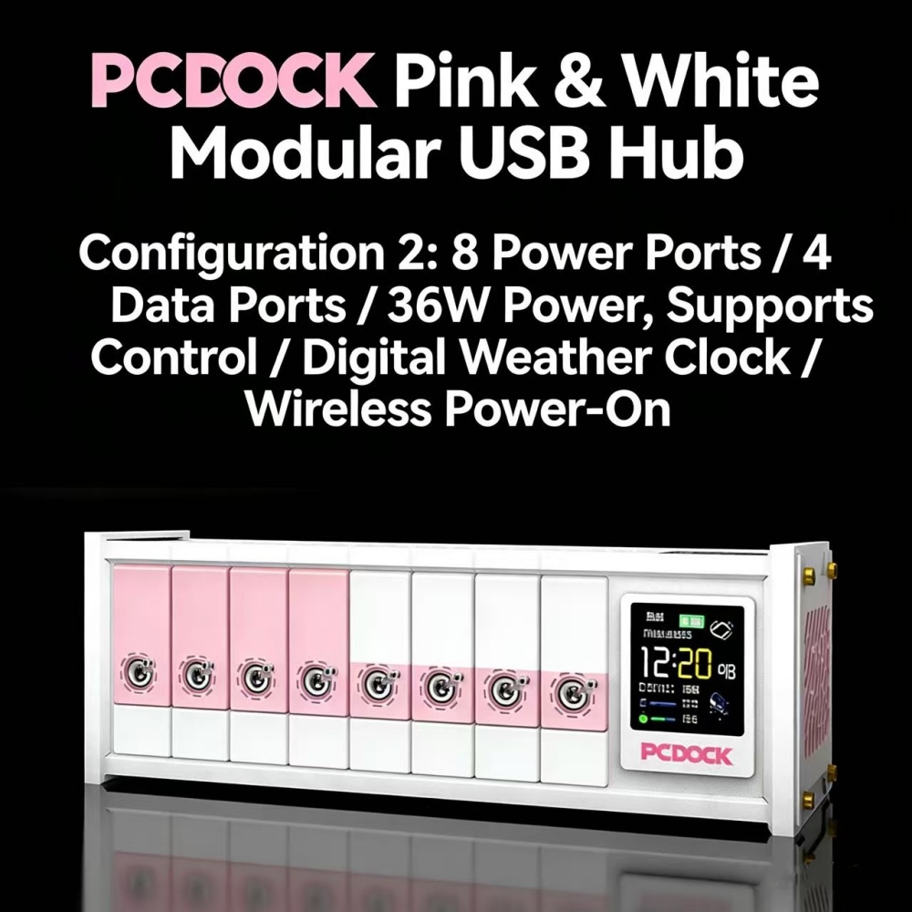 PCDOCK Block USB Desktop Power - Power Strip Desk recension och pris