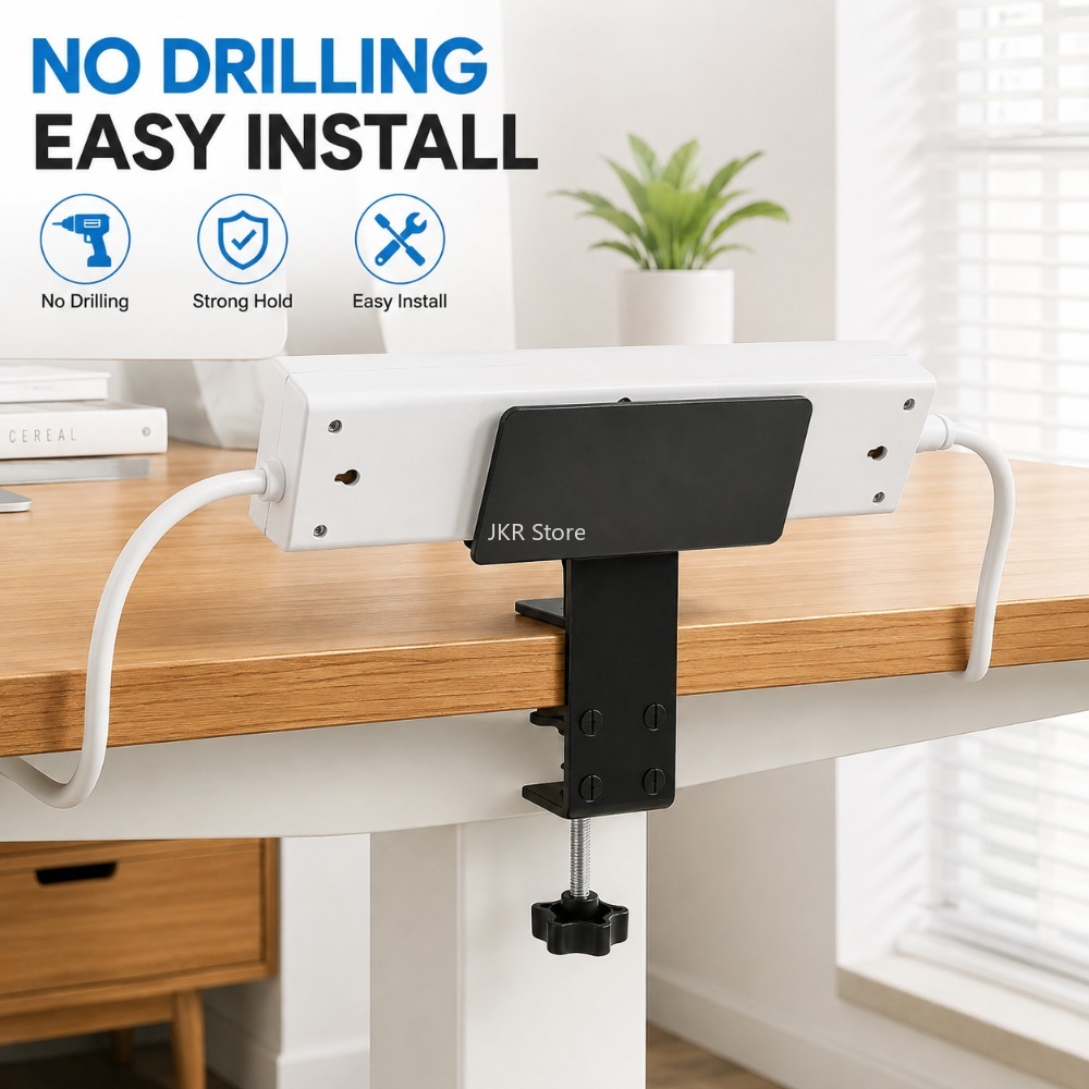 Under Desk Cable Organizer Tra - Power Strip Desk recension och pris