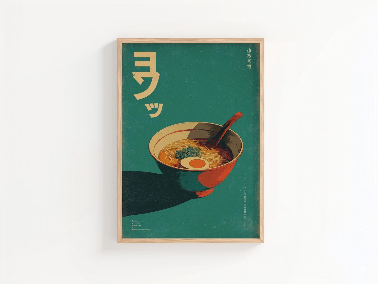 Retro Japanese Ramen Canvas Ar - Home Office Youtube recension och pris