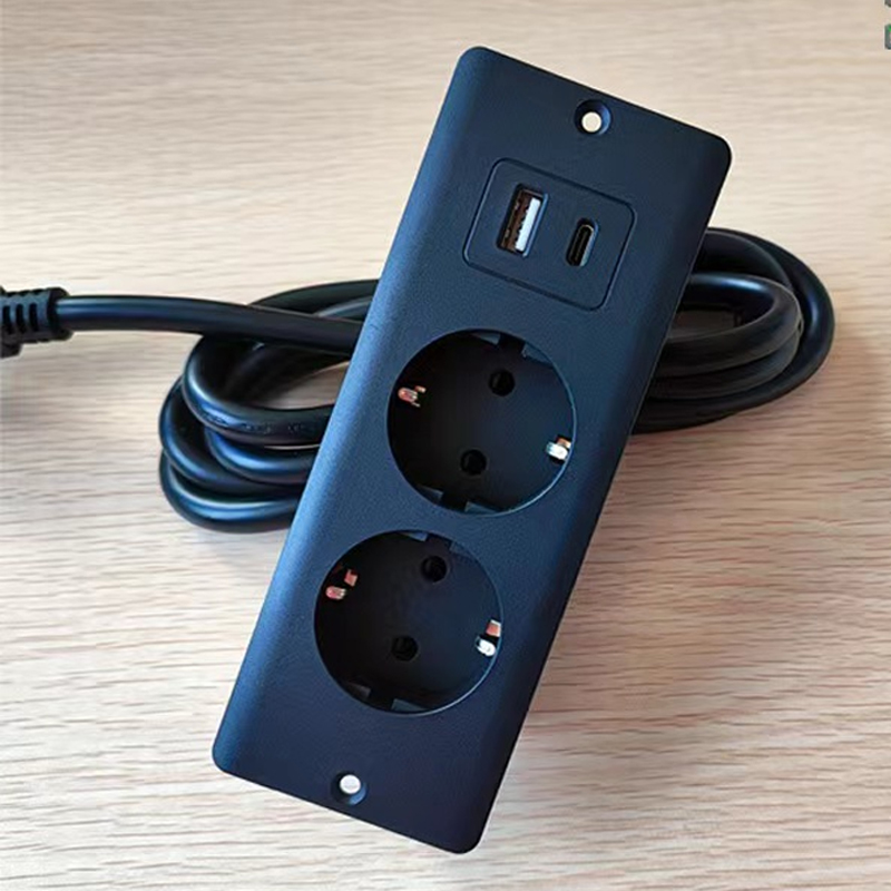 EU KR Table Recessed Sockets 2 - Power Strip Desk recension och pris