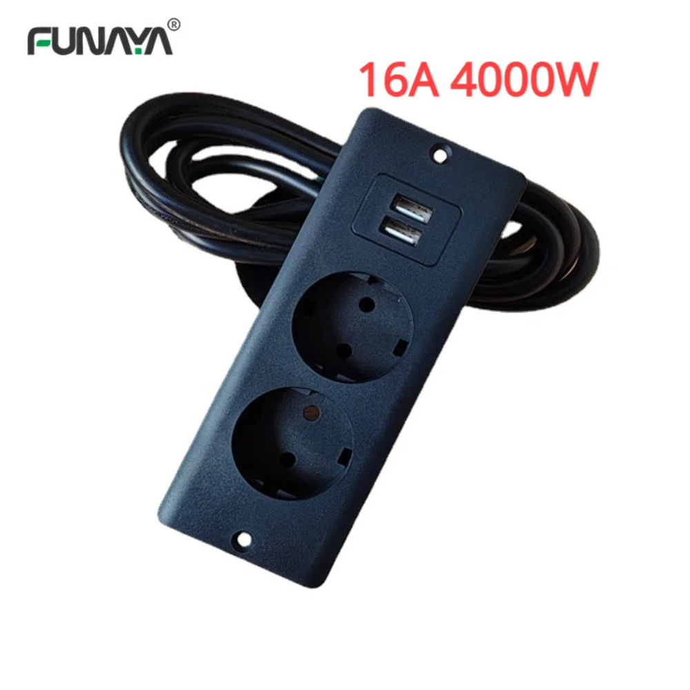 EU KR Table Recessed Sockets 2 - Power Strip Desk recension och pris