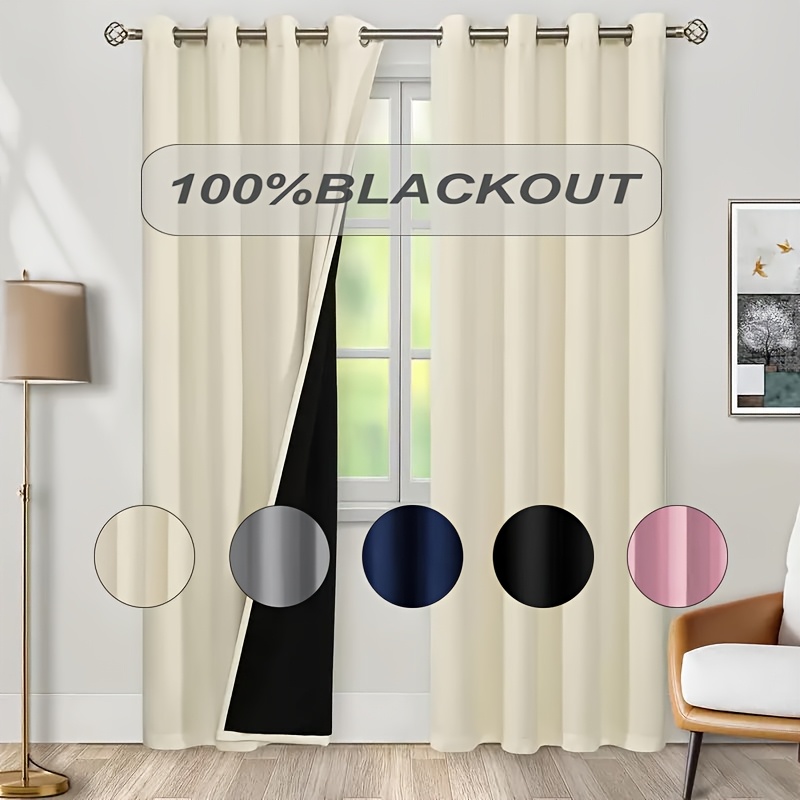 1pc 100% Blackout Curtain with - Home Office Rate recension och pris