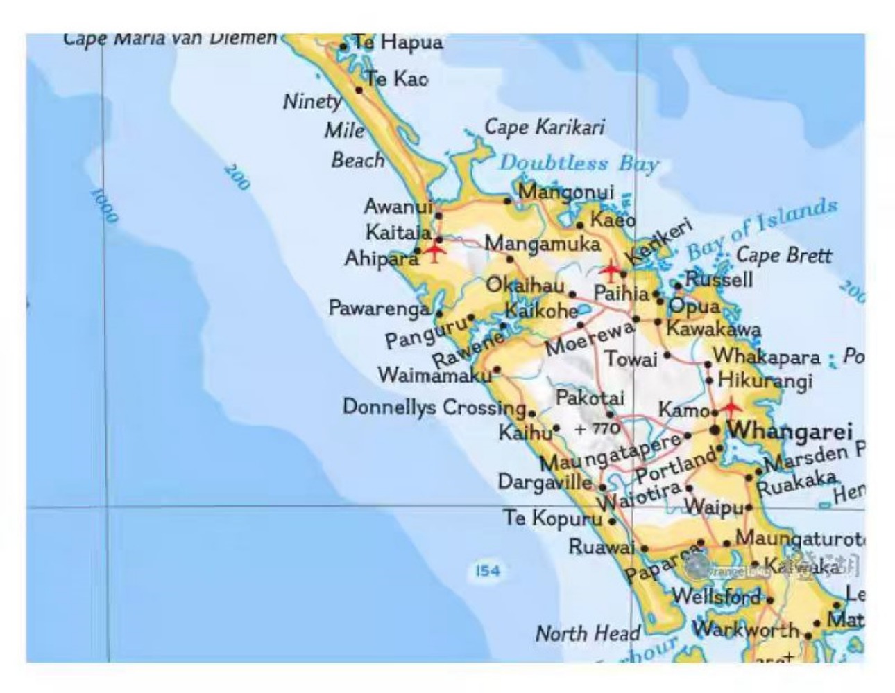 Large HD New Zealand Map Poste - Home Office With Library recension och pris
